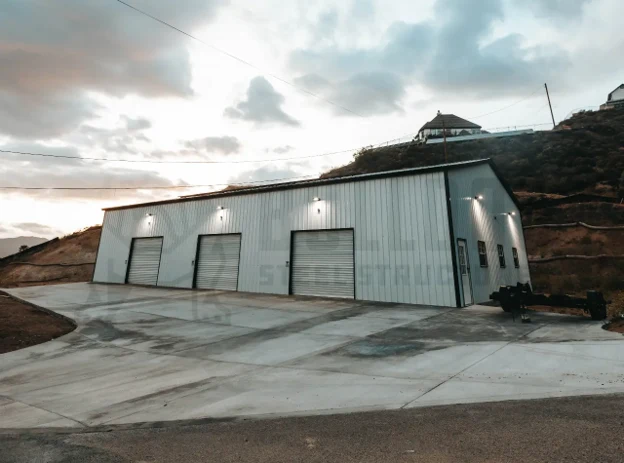 Large commercial steel building with clear-span interior used by a growing business